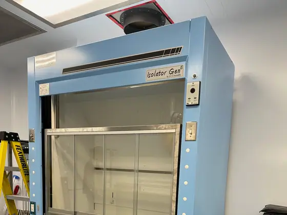 Walk-In Fume Hoods laboratory installation by Lab Setup America