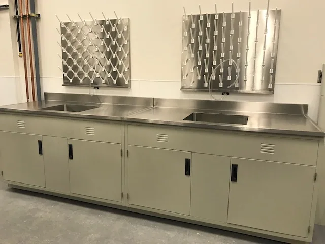 Stainless Steel Countertops laboratory work surface by Lab Setup America