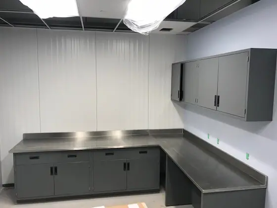 Stainless Steel Countertops laboratory work surface by Lab Setup America