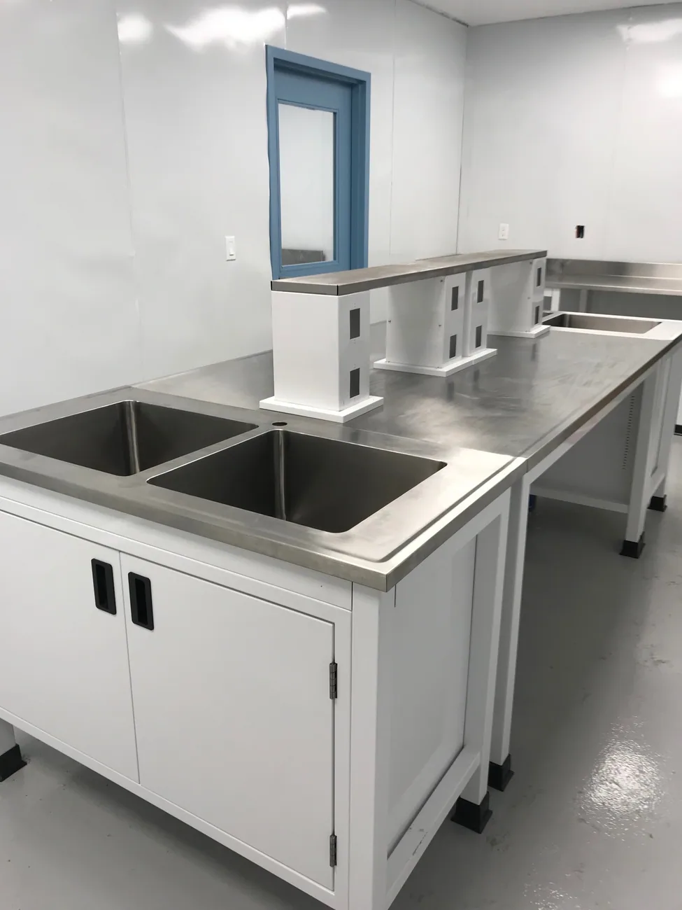 Laboratory Shelving laboratory furniture installation by Lab Setup America