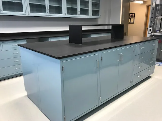 Laboratory Shelving laboratory furniture installation by Lab Setup America