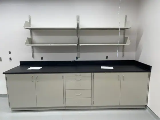 Laboratory Shelving laboratory furniture installation by Lab Setup America