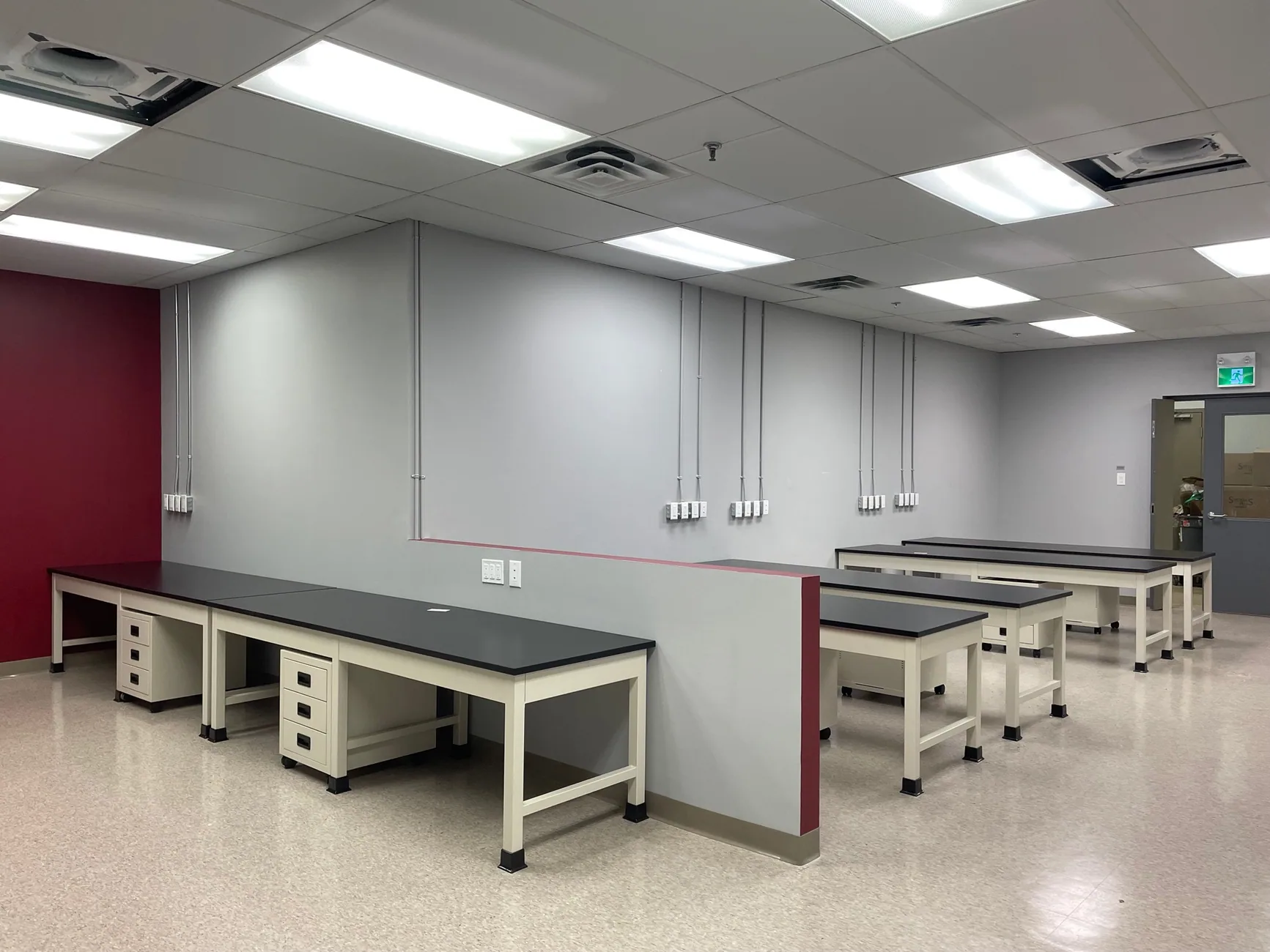 Mobile Casework laboratory furniture installation by Lab Setup America