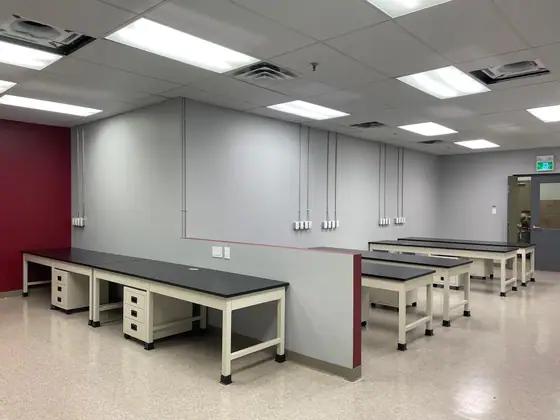 Mobile Casework laboratory furniture installation by Lab Setup America