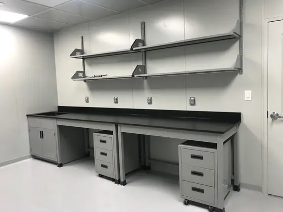 Mobile Casework laboratory furniture installation by Lab Setup America