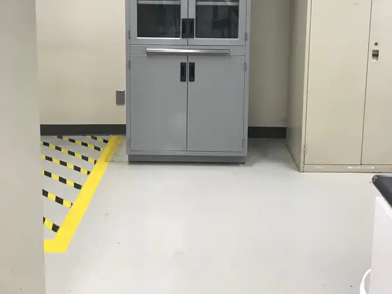 Painted Steel Casework laboratory furniture installation by Lab Setup America