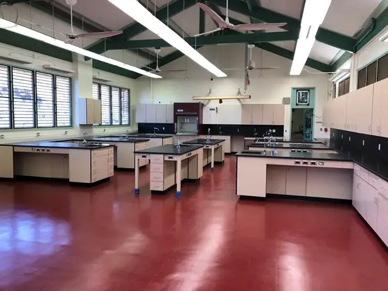 Phenolic Lab Casework laboratory furniture installation by Lab Setup America