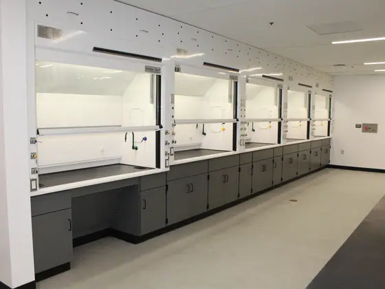 Phenolic Lab Casework laboratory furniture installation by Lab Setup America