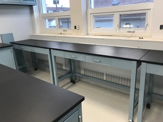 Table Systems laboratory furniture installation by Lab Setup America