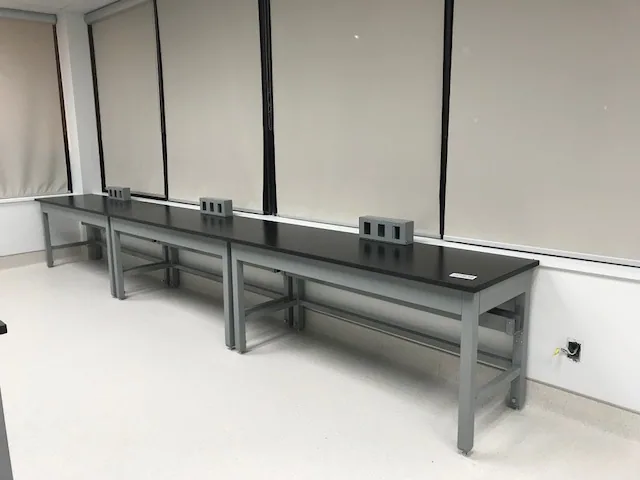 Table Systems laboratory furniture installation by Lab Setup America