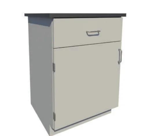 Full Flush Overlay Steel custom laboratory cabinet style